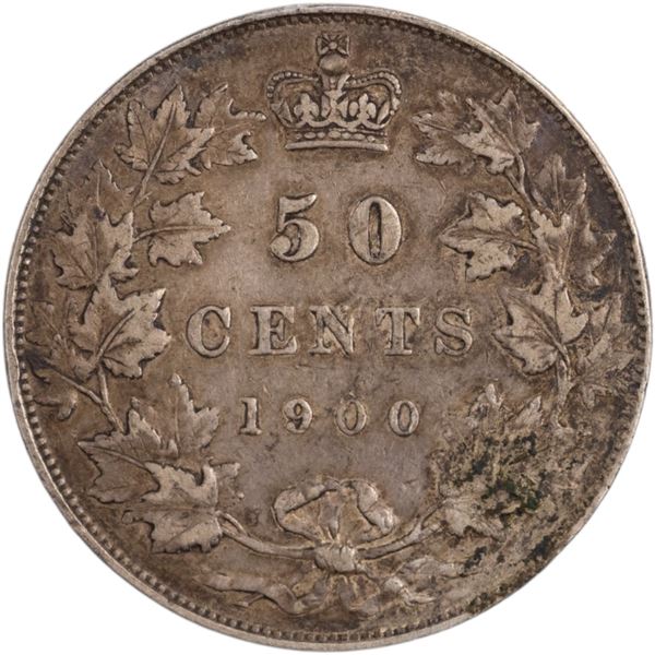 Canada 1900 Silver 50 Cents