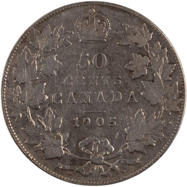 Canada 1905 50 Cents Key Date
