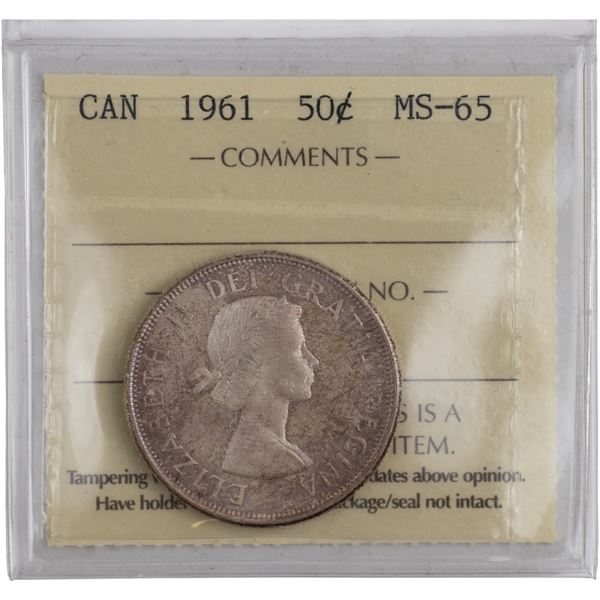 Canada 1961 Silver 50 Cent