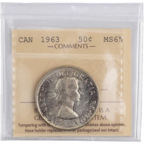Canada 1963 Silver 50 Cents