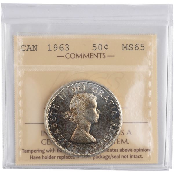 Canada 1963 Silver 50 Cents