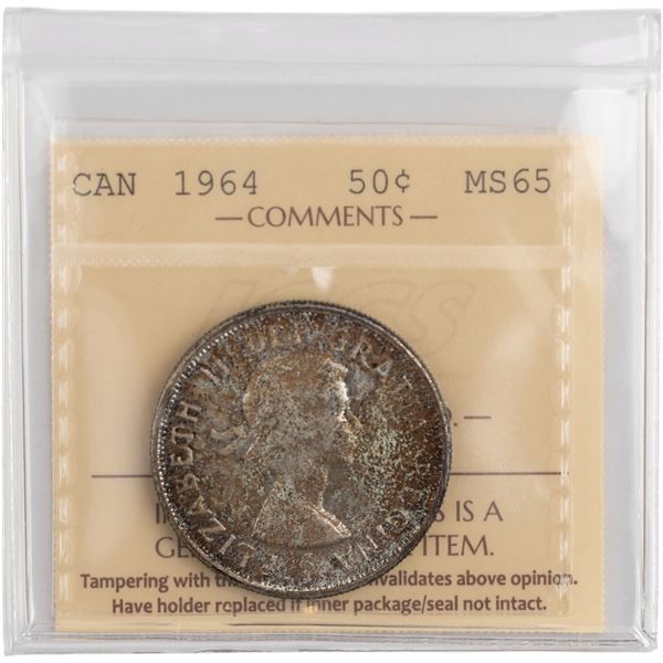 Canada 1964 Silver 50 Cents