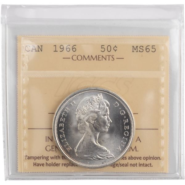 Canada 1966 Silver 50 Cents