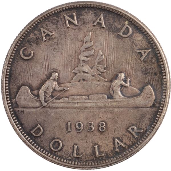 Canada 1938 Dollar Double HP