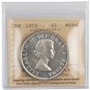 Image 1 : Canada 1955 Silver Dollar