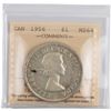Image 1 : Canada 1956 Silver Dollar