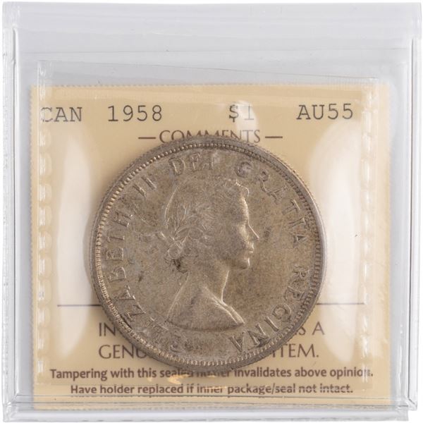 Canada 1958 Silver Dollar