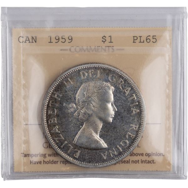 Canada 1959 Silver Dollar Proof Like