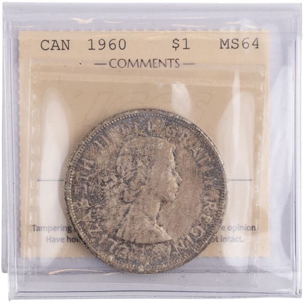 Canada 1960 Silver Dollar