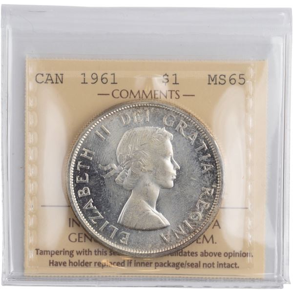 Canada 1961 Silver Dollar