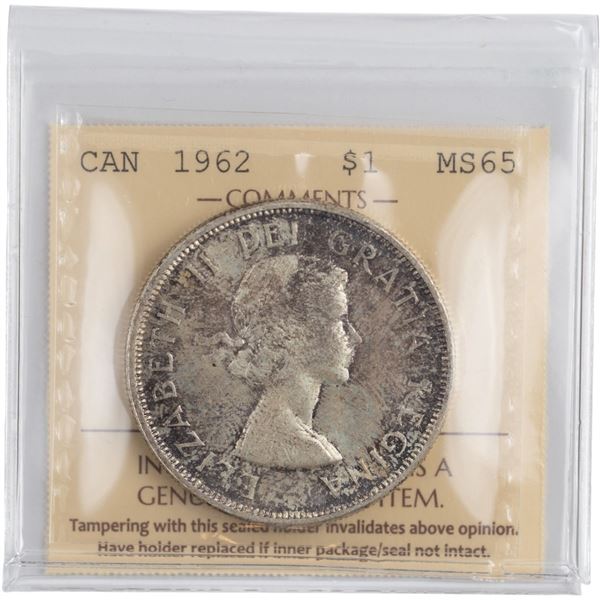 Canada 1962 Silver Dollar