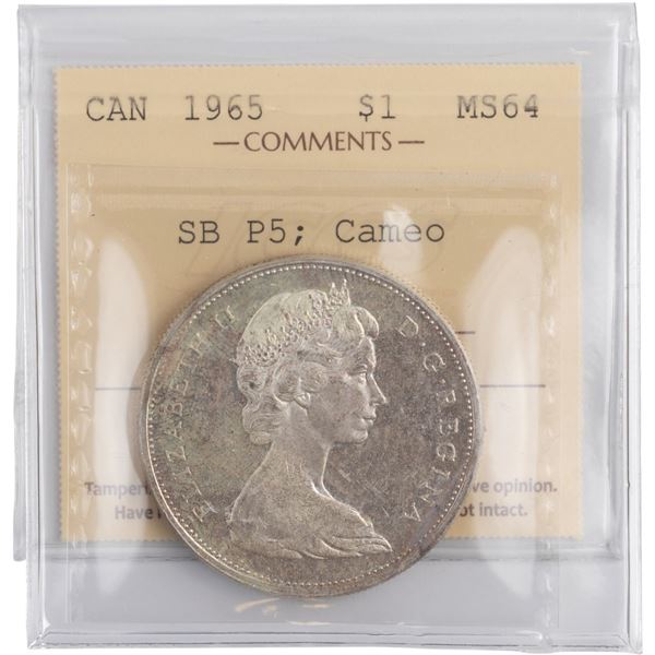 Canada 1965 Silver Dollar