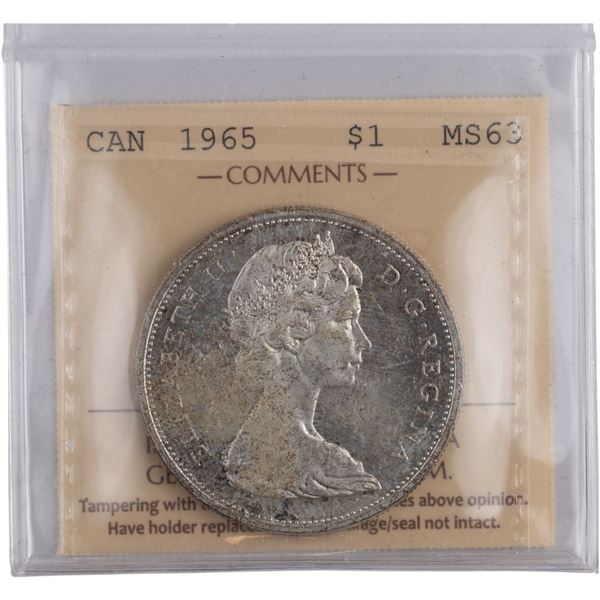 Canada 1965 Silver Dollar SB P5