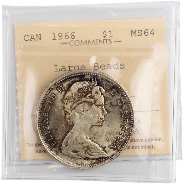 Canada 1966 Silver Dollar