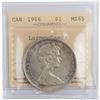 Image 1 : Canada 1966 Silver Dollar