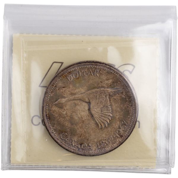 Canada 1967 Silver Dollar Canadian Goose