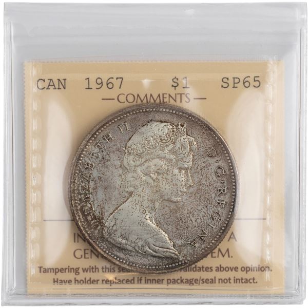 Canada 1967 SPECIMEN Silver Dollar