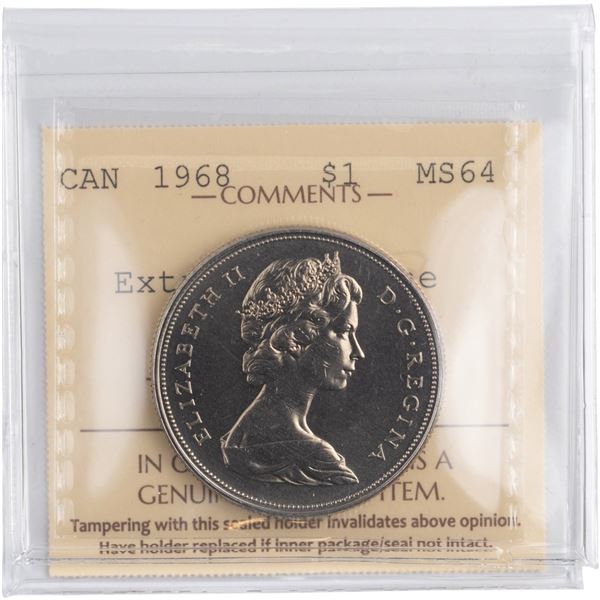 Canada 1968 Silver Dollar