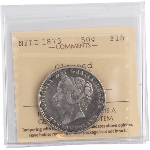 Canada 1872 Newfoundland 50 Cents
