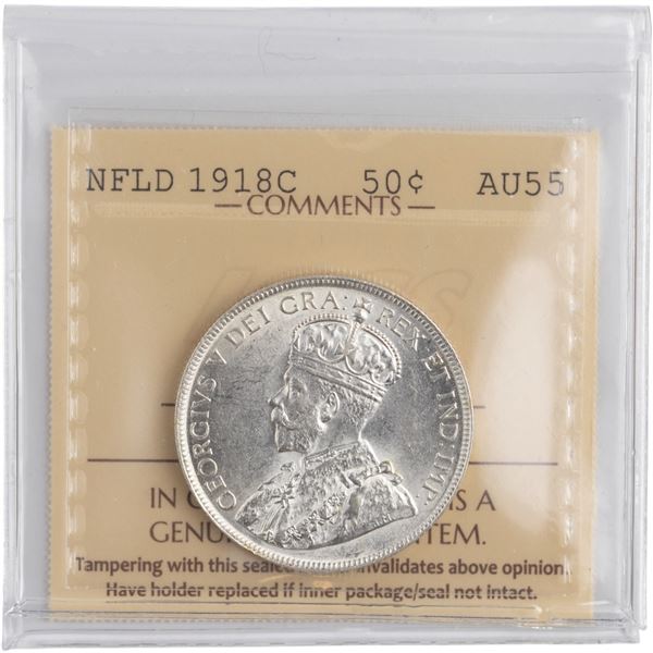Canada 1918 C Newfoundland 50 Cents
