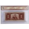 Image 2 : Canada 1937 $2 Banknote BC-22b