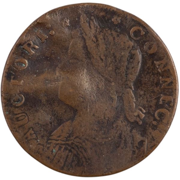 United States 1787 Connecticut Copper 1/2 Penny