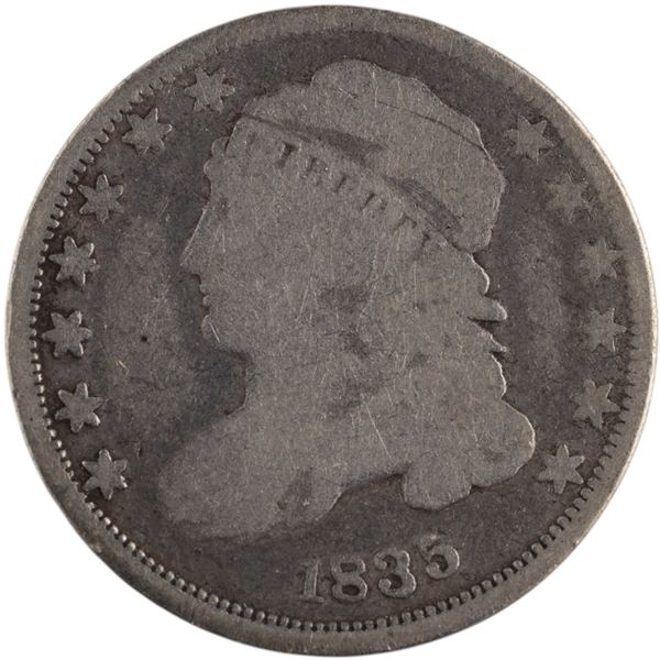 United States 1835 10 Cents Liberty Cap Dime