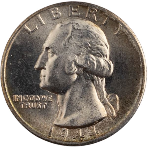 United States 1944 D/D Washington Silver Quarter 25 Cents
