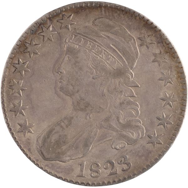 United States 1823 50 Cents Capped Bust Half Dollar