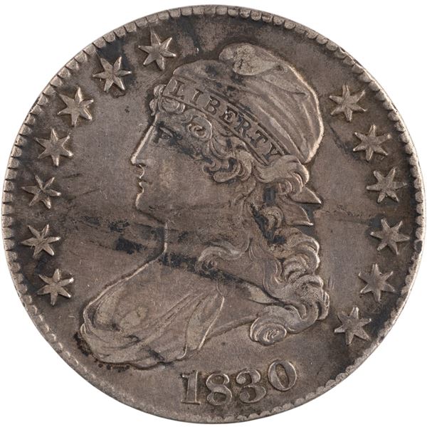 United States 1830 50 Cents Capped Bust Half Dollar