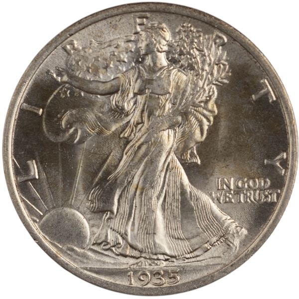 United States 1935 Walking Liberty Half Dollar 50 Cents