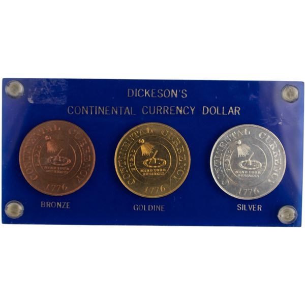 United States 1776 Dickeson's Continental Currency Dollar Restrikes