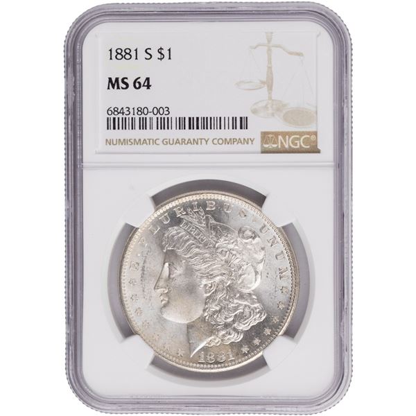 United States 1881-S Morgan Dollar