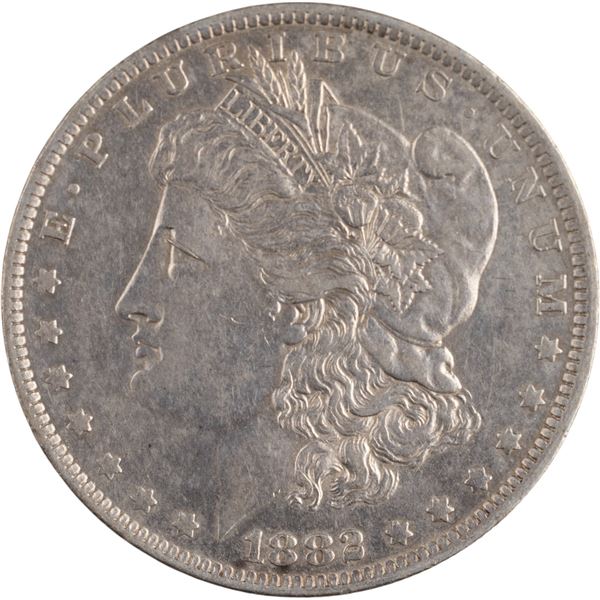United States 1882 O/S Morgan Dollar VAM-4