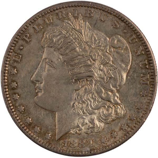 United States 1884-S Morgan Silver Dollar Mint Luster