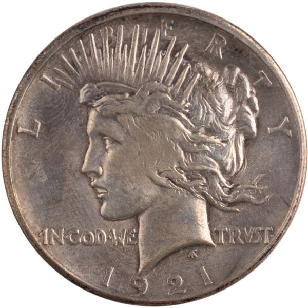 United States 1921 Peace Dollar Mint Error D.D.R