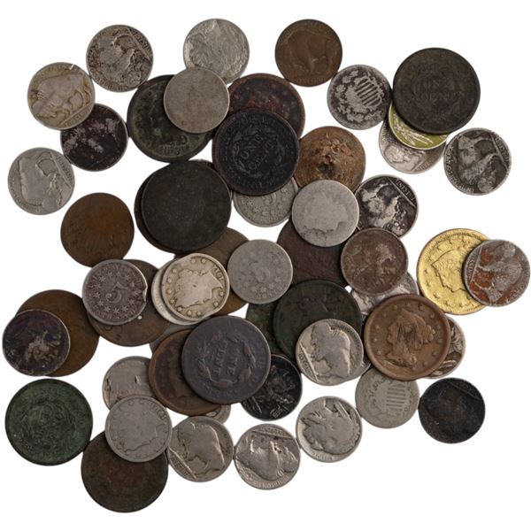 United States Low Grade Bulk Lot (58 pieces)