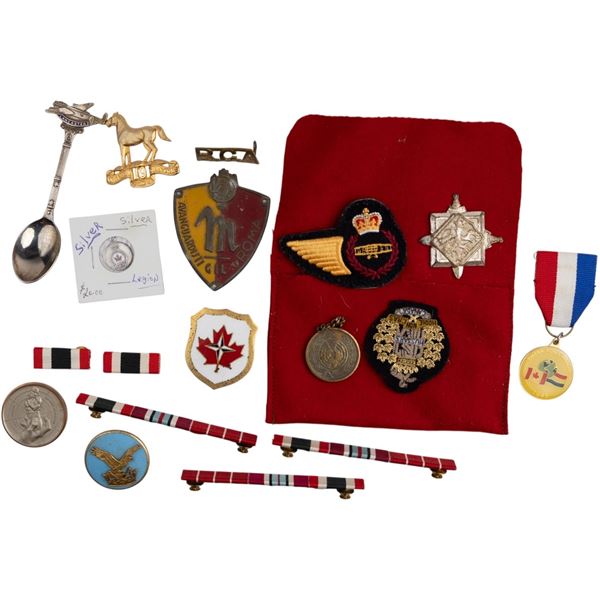 Canada Mixed Militaria Ribbons bar Trinket Lot