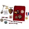 Image 1 : Canada Mixed Militaria Ribbons bar Trinket Lot