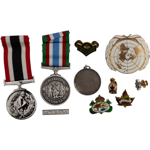 Canada Peacekeeping Medals with Mixed Badges