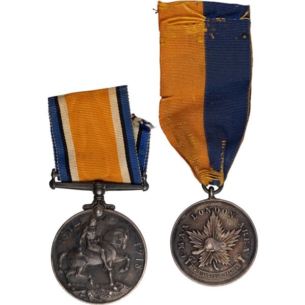 Canada WW1 British War Medal - 13th Canadian Infantry