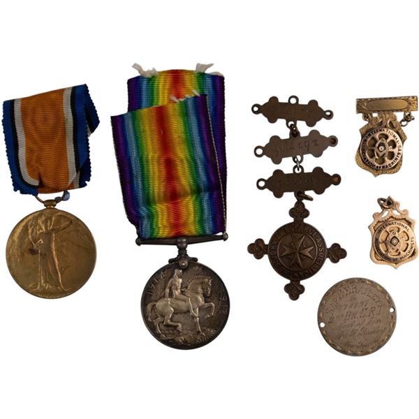 Canada WW1 Medal Pair to Cpl Bailey CRT