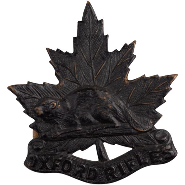 Canada WW1 Oxford Rifles Cap Badge