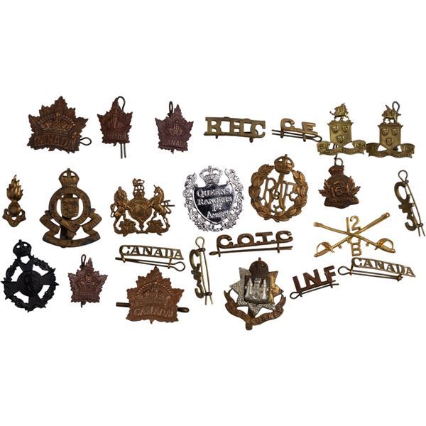 Canada WW1, WW2 and Post War Canadian Misc Badges Lot