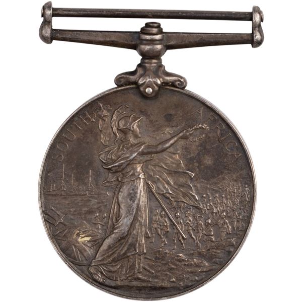 Great Britain Queen South Africa Medal - Devon Regiment