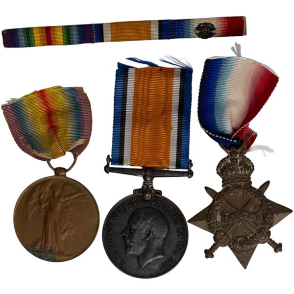 Great Britain WW1 British Medal Trio Leading Stoker Maynard Royal Navy