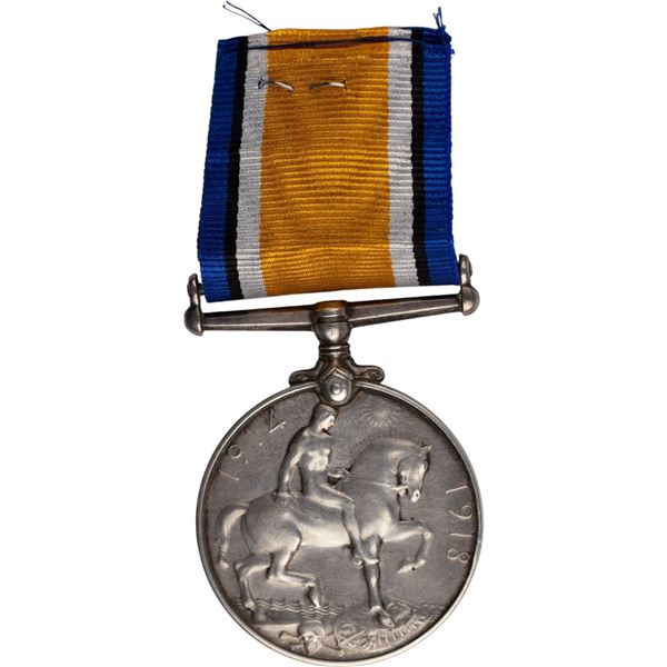 Great Britain WW1 British War Medal Named Lawrence Mulligan