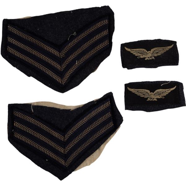 Great Britain WW2 RAF Sergeants Stripes and RAF eagles