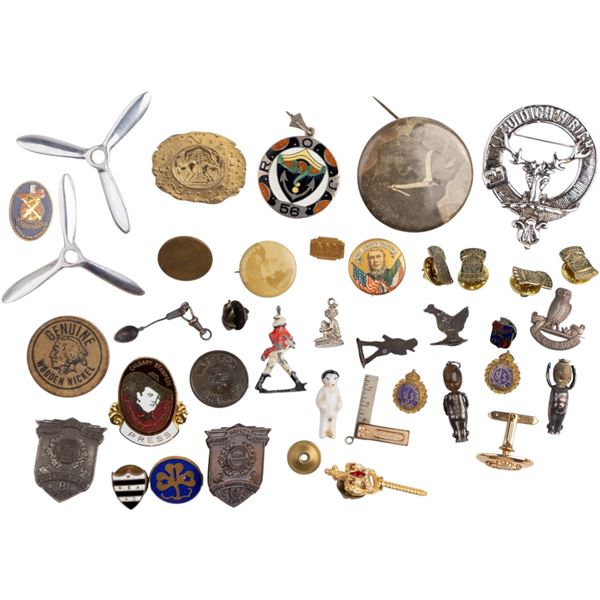 Mixed Pins, Badges Etc.