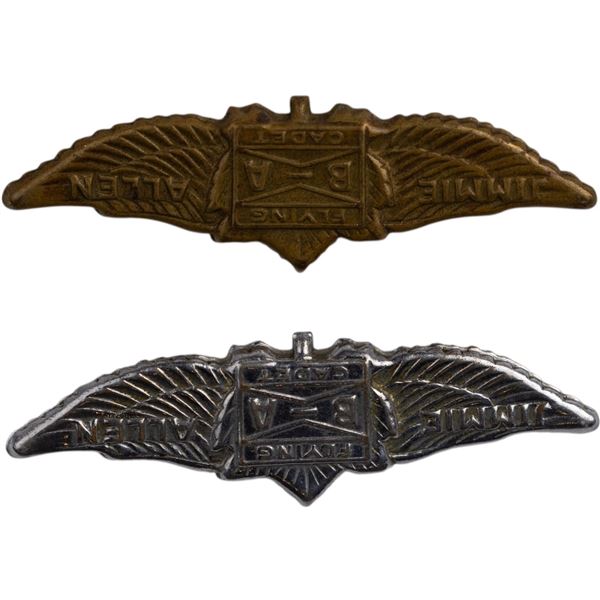 United States Jimmie Allen Flying Club - Flying Cadet Badges